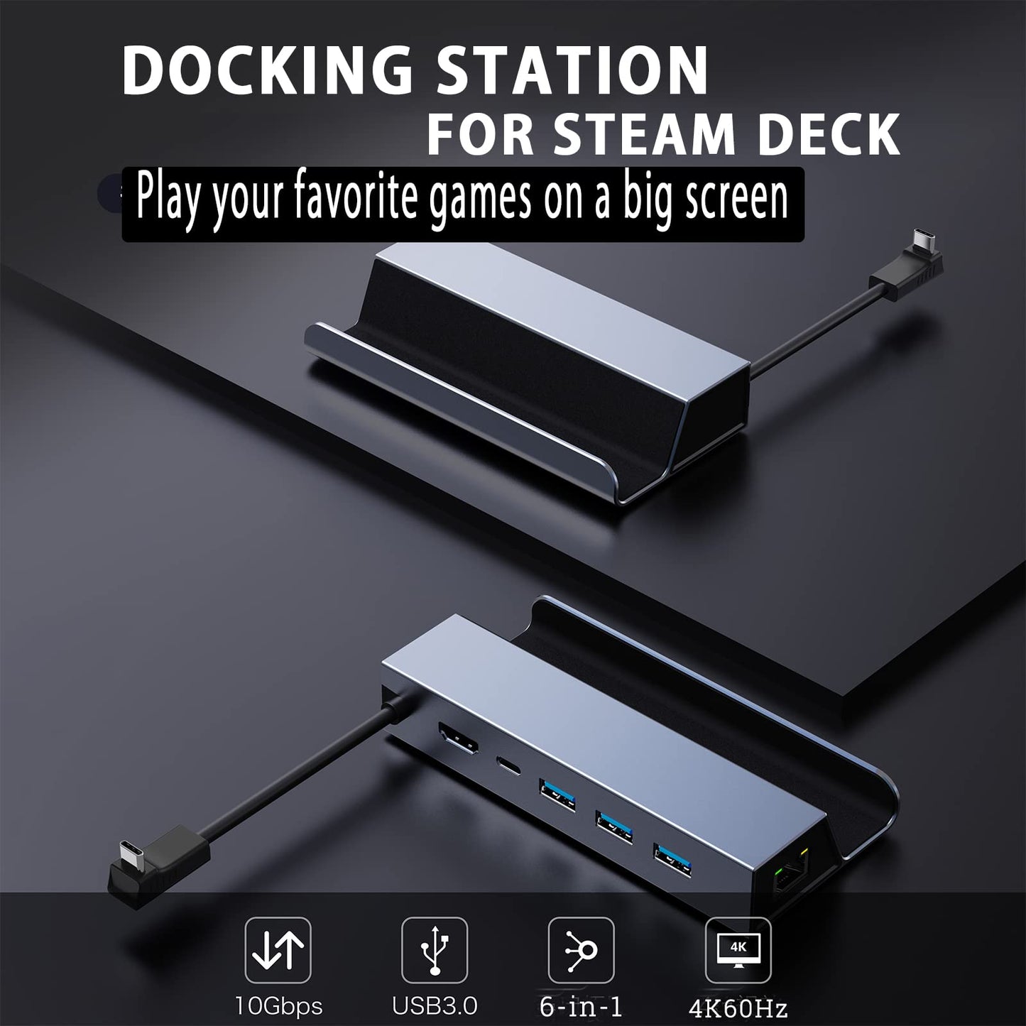 6-in-1 Dock for Steam Deck